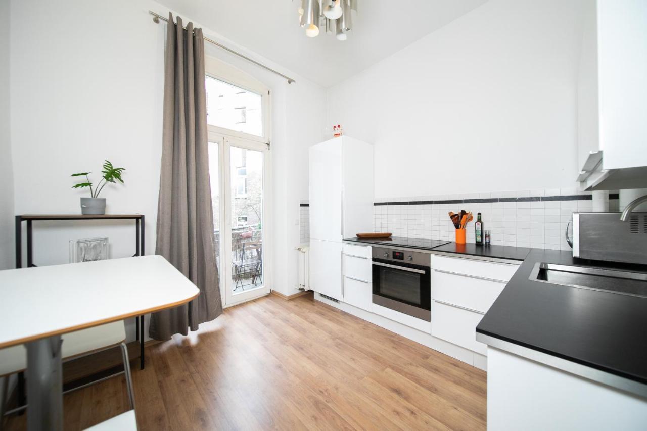 White 60 Qm Apartment - Zentral - Balkon - Messe 杜塞尔多夫 外观 照片
