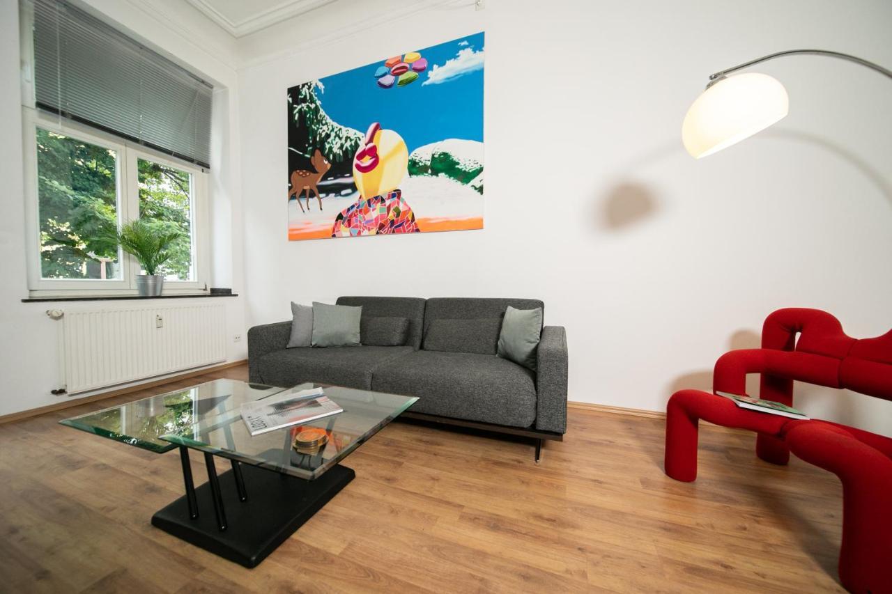 White 60 Qm Apartment - Zentral - Balkon - Messe 杜塞尔多夫 外观 照片